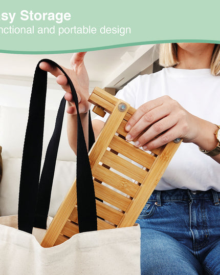 CARLA HOME Portable Bamboo Baby Bottle Drying Rack-1992735281127755783