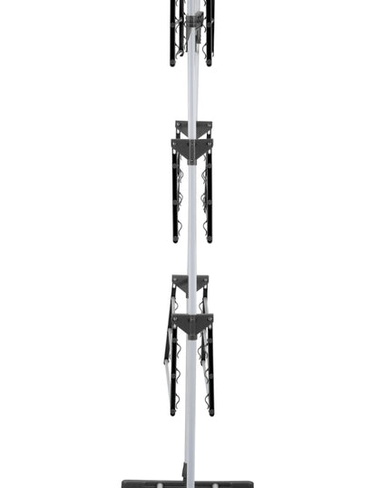 CARLA HOME Folding 3 Tier Clothes Laundry Drying Rack with Stainless Steel Tubes for Indoor & Outdoor Home-1992735292137803778