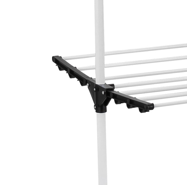 CARLA HOME Folding 3 Tier Clothes Laundry Drying Rack with Stainless Steel Tubes for Indoor & Outdoor Home-1992735292137803781