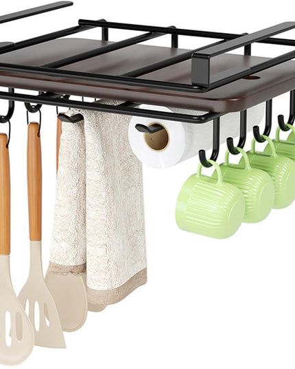 CARLA HOME Multifunctional Under Cabinet Cutting Board Metal Holder Organiser-1992735288446816257