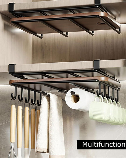 CARLA HOME Multifunctional Under Cabinet Cutting Board Metal Holder Organiser-1992735288446816259