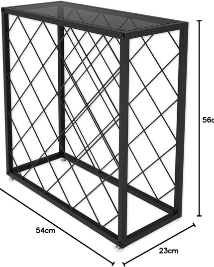 CARLA HOME Freestanding Metal Wine Rack for 25 Bottles-1992735287901556743