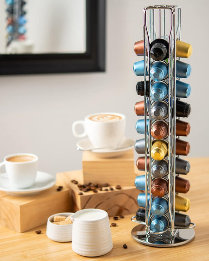 CARLA HOME Coffee Pods Holder Storage Compatible with 40 Nespresso Pods-1992735294604054529