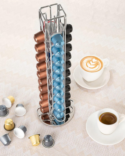 CARLA HOME Coffee Pods Holder Storage Compatible with 40 Nespresso Pods-1992735294604054531