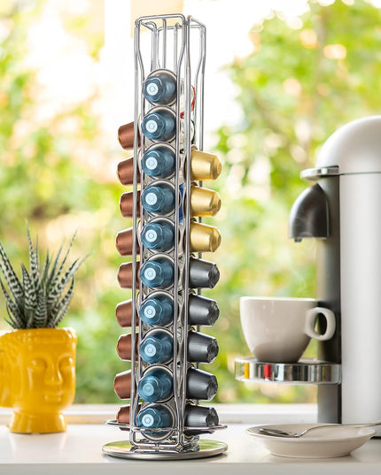 CARLA HOME Coffee Pods Holder Storage Compatible with 40 Nespresso Pods-1992735294604054534