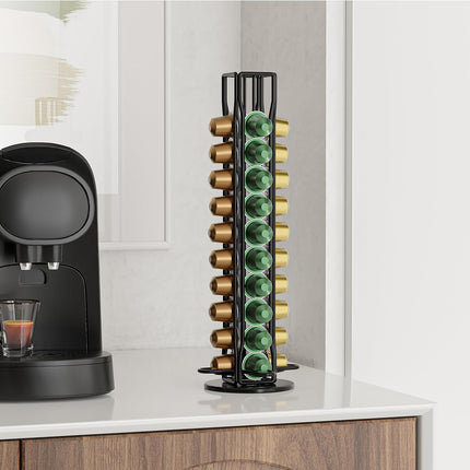 CARLA HOME Coffee Pods Holder Storage Compatible with 40 Nespresso Pods-1992735293182185473