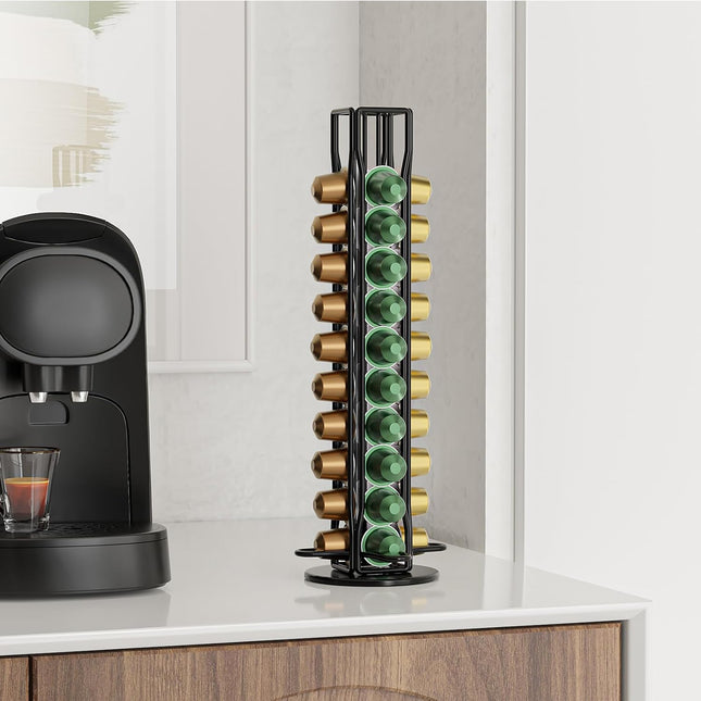 CARLA HOME Coffee Pods Holder Storage Compatible with 40 Nespresso Pods-1992735293182185473