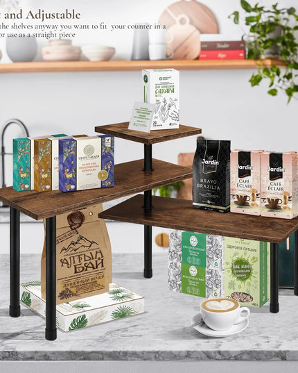 CARLA HOME 3-Tier Wooden Corner Shelf Kitchen Spice Rack Organiser Home Storage & Organisation-1992735294058795013