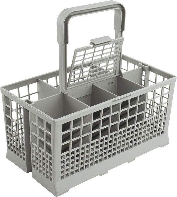 CARLA HOME 8 Slot Universal Dishwasher Cutlery Basket with Handle and Lid which Fits Most Brands (240mm X 135mm X 122mm)-1978962256494465024