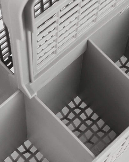 CARLA HOME 8 Slot Universal Dishwasher Cutlery Basket with Handle and Lid which Fits Most Brands (240mm X 135mm X 122mm)-1978962256494465028