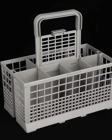CARLA HOME 8 Slot Universal Dishwasher Cutlery Basket with Handle and Lid which Fits Most Brands (240mm X 135mm X 122mm)-1978962256494465030