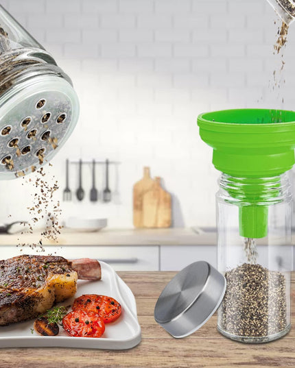 CARLA HOME 20-Jar Spice Rack Organizer Storage for Kitchen Countertop or Cabinet-1992735301285580806