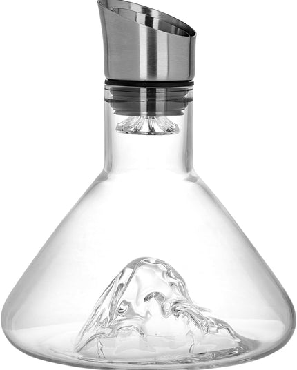 CARLA HOME Iceberg Wine Decanter with Aerator Filter and Lid-1992735295526801417