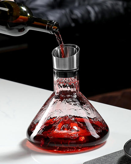 CARLA HOME Iceberg Wine Decanter with Aerator Filter and Lid-1992735295526801409