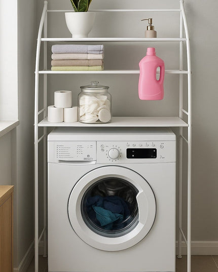 CARLA HOME 3-Tier Over Washing Machine Storage Rack for Laundry Room Space Saving, Towels, Detergent & Bathroom Essentials-1992735298685112321