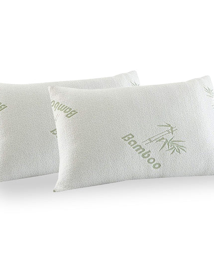 ROYAL COMFORT BAMBOO COVERED MEMORY FOAM PILLOW - 2PK-1951134817148080128