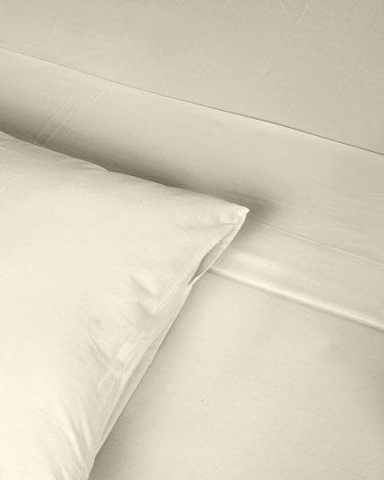 Renee Taylor 1500 Thread count Cotton Blend Sheet sets King Ivory-1951134873129455619