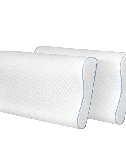 Dreamz Memory Pillow Supprt Shoulder FoamWhite Pillowcase-1973193536794923016