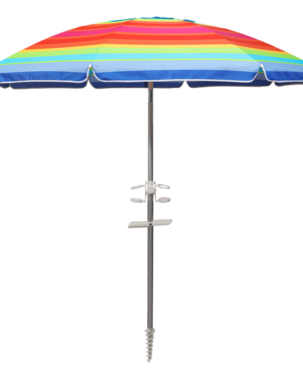 Mountview 2M Outdoor Beach Umbrellas Sand Colorful-1975420331447422984