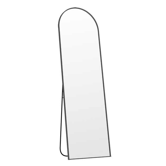 Yezi 165X60CM Full Length Mirror Wall Mounted Mirror Black-1973193573197287432