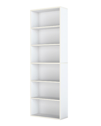 Levede 6 Tier Book Shelf Adjustable Shelves White-1984023719693127688