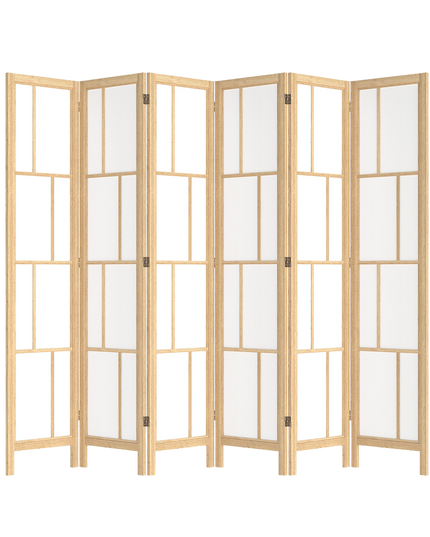 Levede 6 Panel Room Divider 170cm Freestanding Screen-1973194197183893512