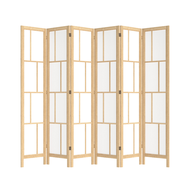 Levede 6 Panel Room Divider 170cm Freestanding Screen-1973194197183893512