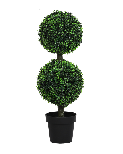 Lambu Artificial Double Ball Boxwood Trees-1973193501952839688