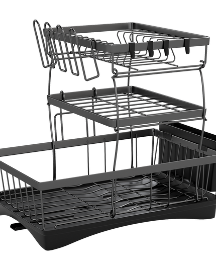 Toque Dish Drying Rack Plate Drainer Cup Holder-1975420347033456648