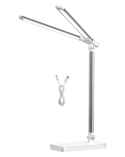 Emitto Double Head Desk Lamp LED Light Eye Caring USB-1973193534244786184