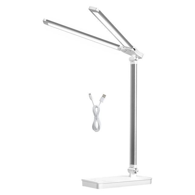 Emitto Double Head Desk Lamp LED Light Eye Caring USB-1973193534244786184