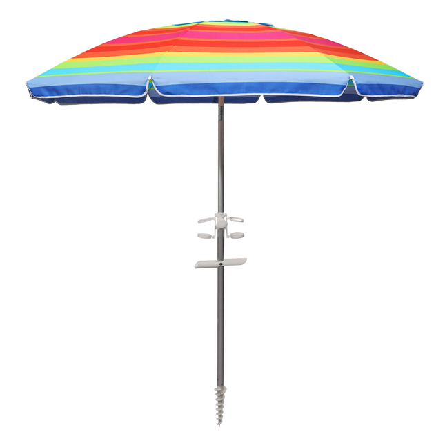 Mountview 2.2M Outdoor Beach Umbrellas Sand Colorful-1973193500015071240