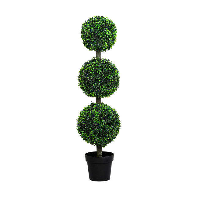 Lambu Artificial Triple Ball Boxwood Trees-1975420333049647112