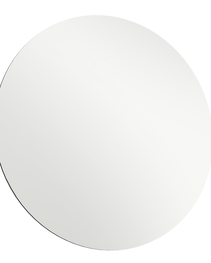 Yezi 50cm Round Wall Mirror Frameless Tempered Glass-1973193573570580488