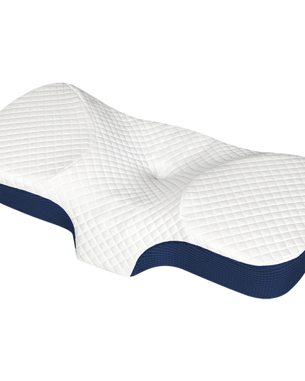 Dreamz Memory Foam Pillow Pillowcase Supprt Blue Rebound-1973193536178360328