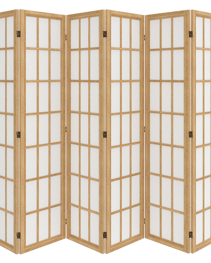 Levede 6 Panel Room Divider 170cm Freestanding Screen-1973193605787029512