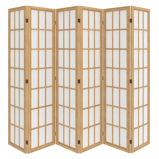 Levede 6 Panel Room Divider 170cm Freestanding Screen-1973193605787029512