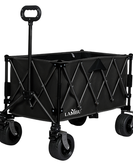 Lambu Folding Wagon Cart Black-1975420333225807880