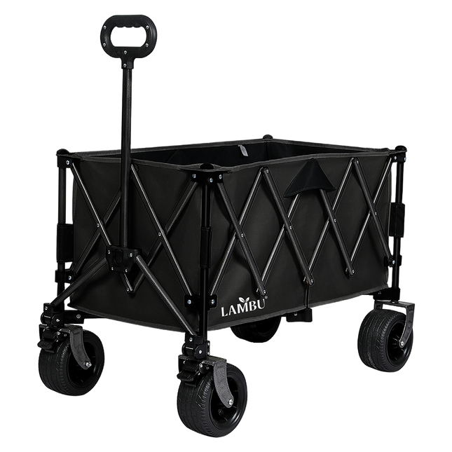 Lambu Folding Wagon Cart Black-1975420333225807880