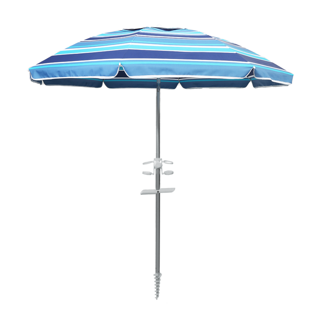 Mountview 2.2M Outdoor Beach Umbrellas Sand Blue-1973193499629195272