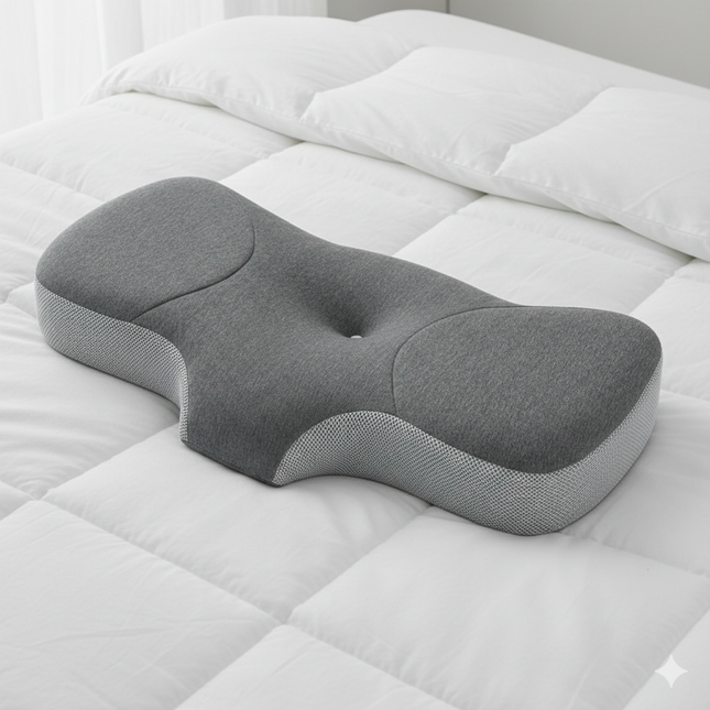 Dreamz Memory Foam Support Pillow – Grey Rebound 67×35cm