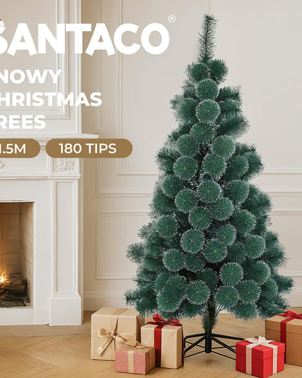Santaco 1.5M 180 Tips Christmas Tree Full Pine Needle-1973193579564240901