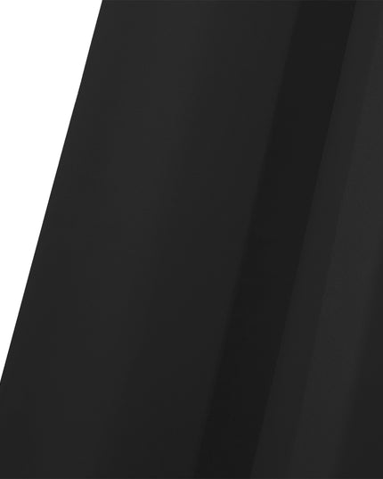 2x Blockout Curtains Panels 3 Layers Black-1975420490071805955