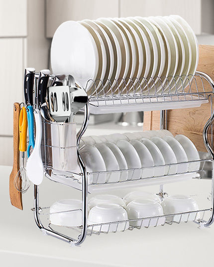TOQUE Dish Rack Drying Drainer Cup Holder-1973193928719077383