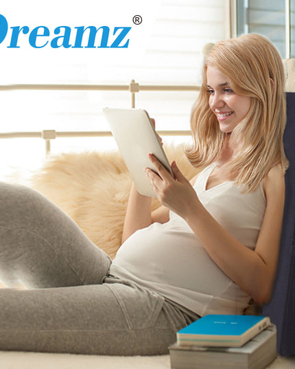 2x Cool Gel Memory Foam Bed Wedge Pillow-1973193472584323078