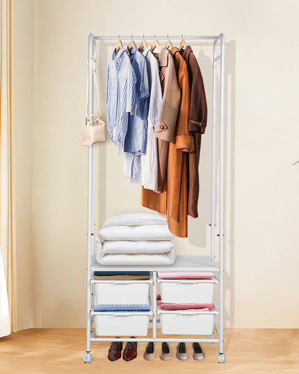 Levede 63CM Clothes Rack Stand Heavy Duty Hanging-1973193530570575878