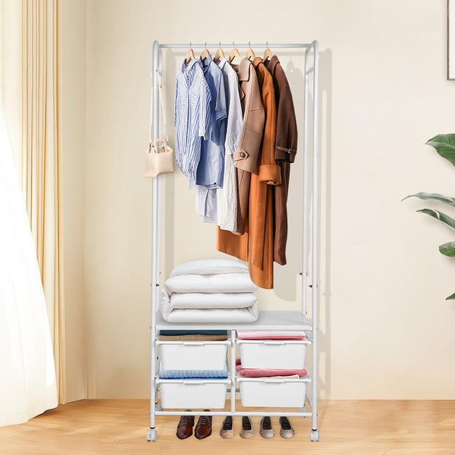 Levede 63CM Clothes Rack Stand Heavy Duty Hanging-1973193530570575878
