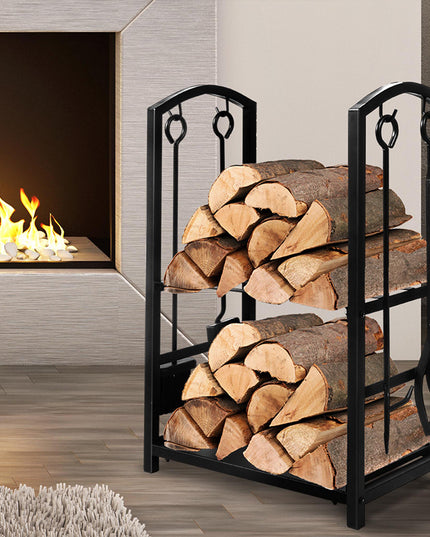 Traderight Firewood Rack 4 Fireplace-1973193883991019526