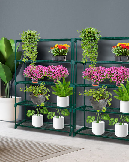 Levede 2x5 Tier Plant Shelve Garden-1973193776654585862