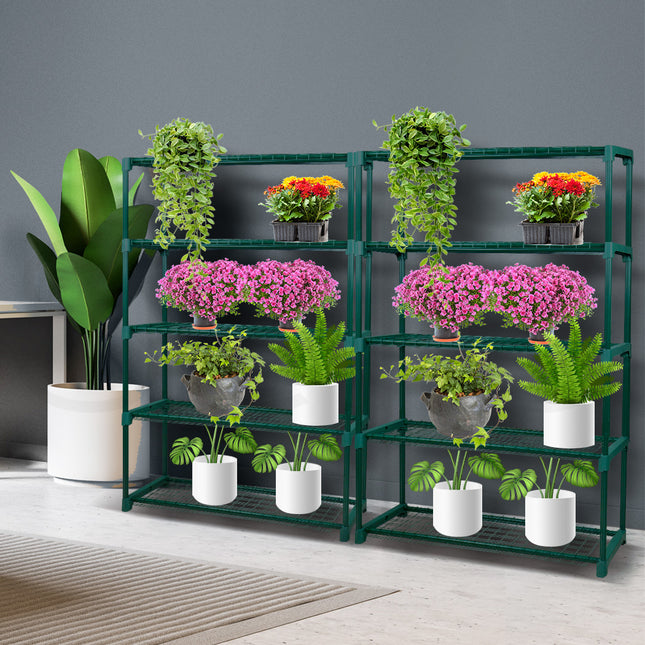 Levede 2x5 Tier Plant Shelve Garden-1973193776654585862